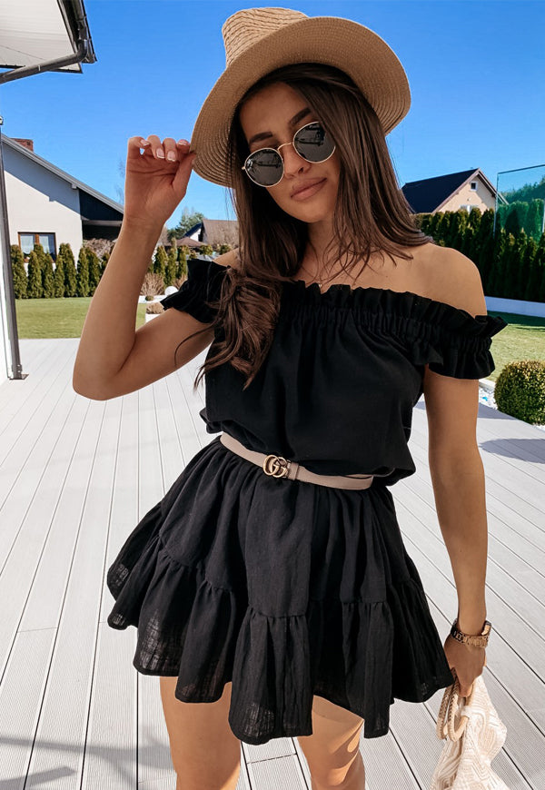 Rochie scurta Samantha negru